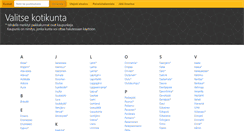 Desktop Screenshot of kotikunta.fi