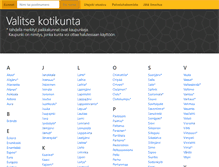 Tablet Screenshot of kotikunta.fi